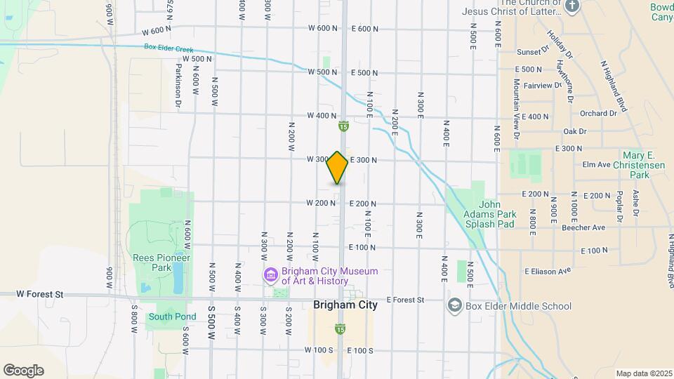 225 N Main St Map and Location Details