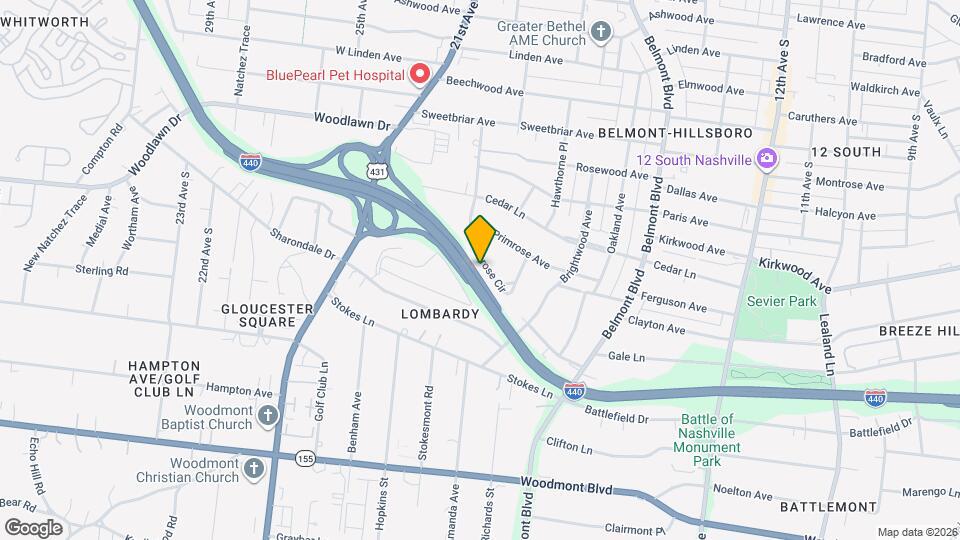 2944 Primrose Cir, Unit A-104 Map and Location Details