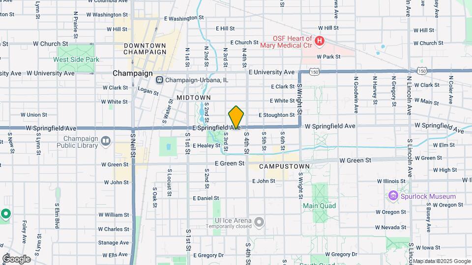 309 E Springfield Ave (New Construction) Map and Location Details