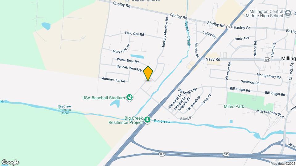 7792 Hickory Meadow Rd Map and Location Details