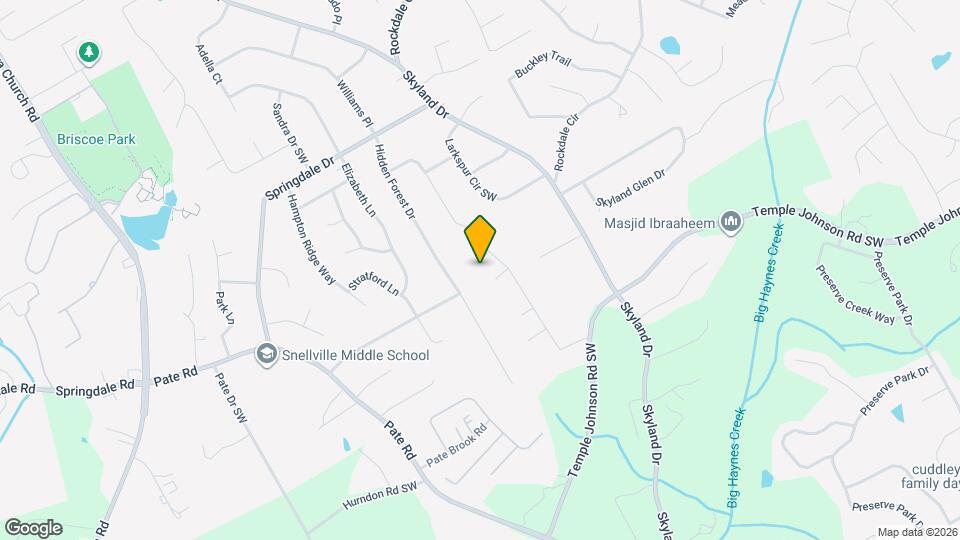 2224 Clinchfield Ct Mapa y Detalles de la Ubicación