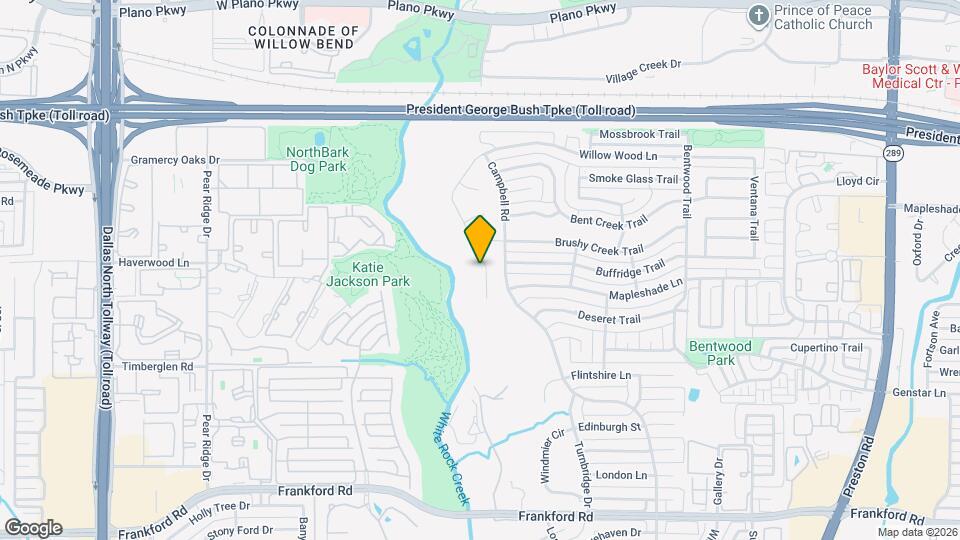 5327 Willow Wood Ln Map and Location Details