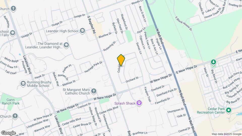 632 Columbine Ave Map and Location Details