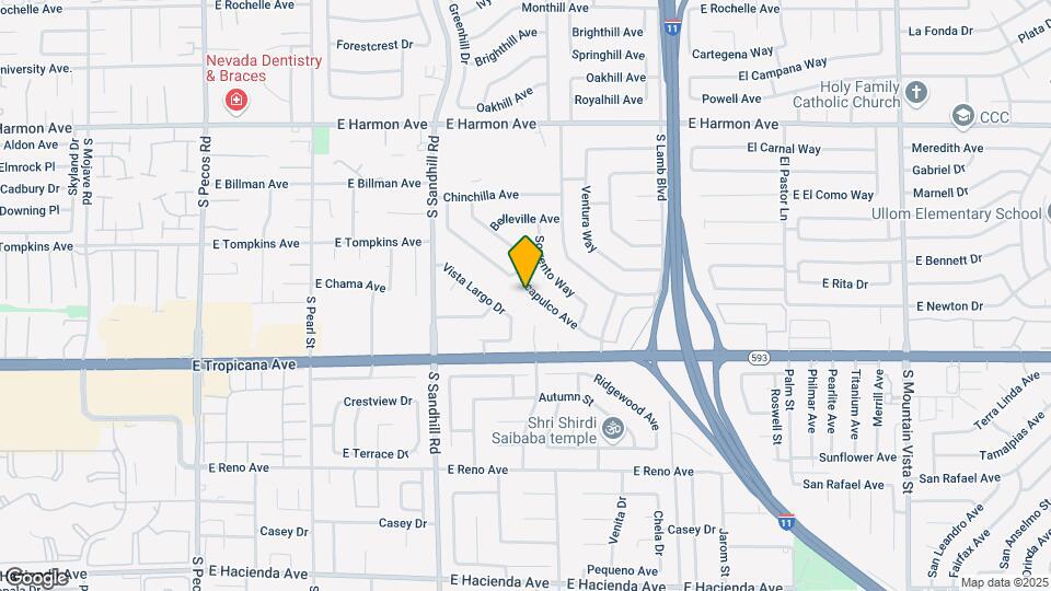 3969 Acapulco Ave Map and Location Details
