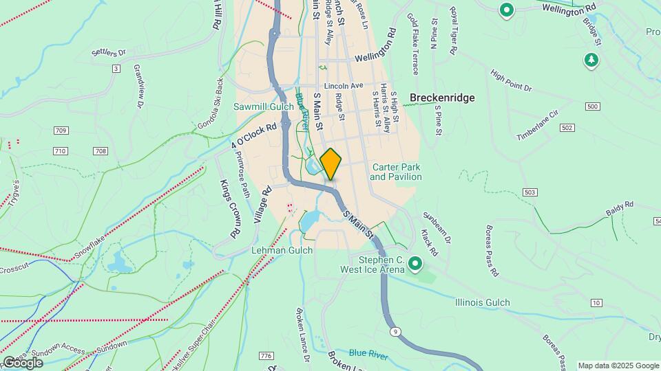 421 S Main St Map and Location Details