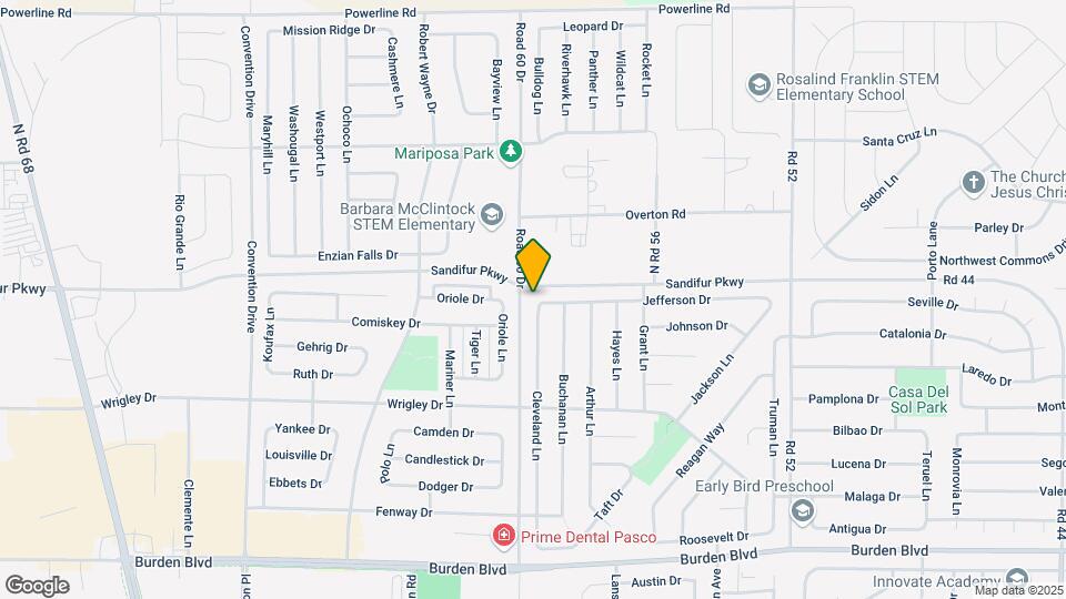 5524 Cleveland Ln Map and Location Details