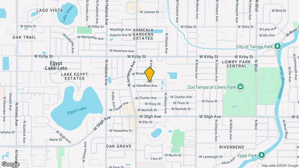 7302 N Howard Ave, Unit C Map and Location Details
