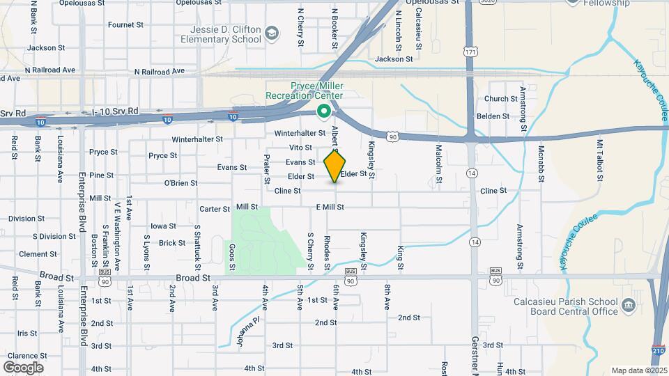 2141 Cline St Map and Location Details