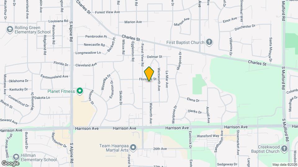 2215 Welworth Ave Map and Location Details