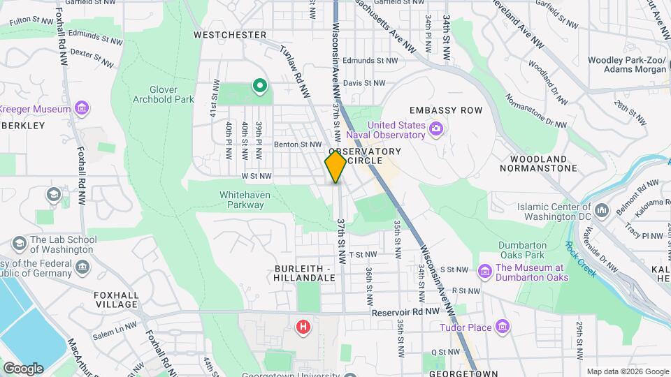 2116 37th St NW Map and Location Details