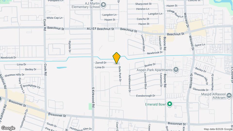 11610 Lima Dr Map and Location Details