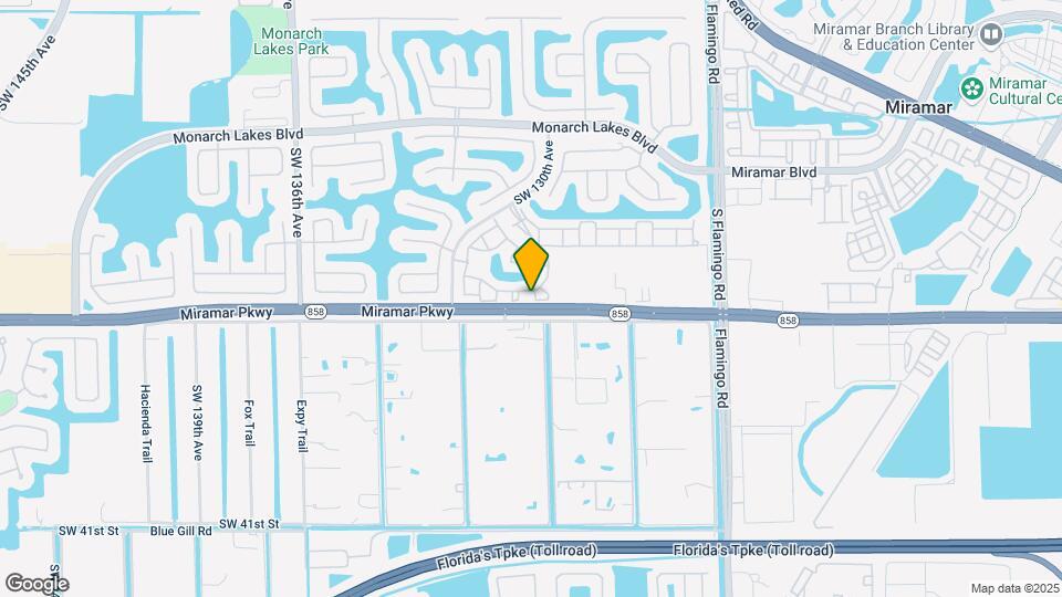 3190 SW 128th Terrace Map and Location Details