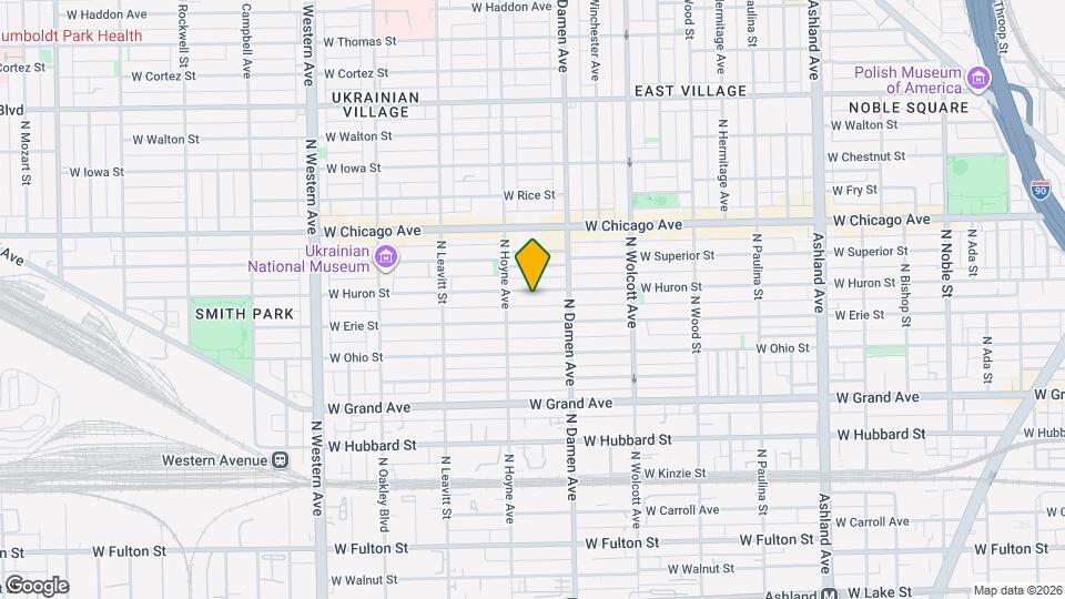 2035 W Huron St, Unit 1 Mapa y Detalles de la Ubicación