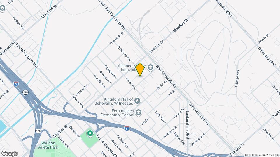 12001 Allegheny St Map and Location Details