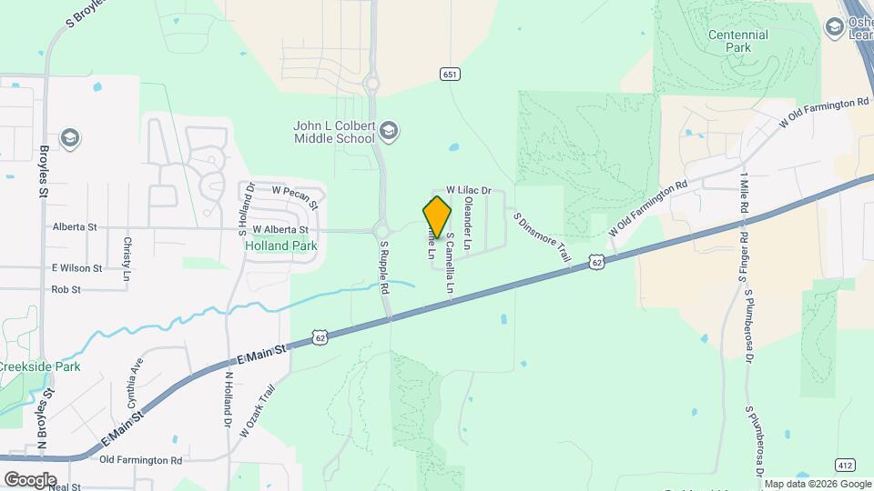 1348 S Jasmine Ln Map and Location Details