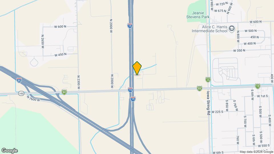 1710 W 100 N Map and Location Details