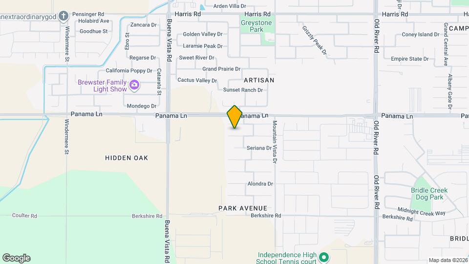 Beautiful Single Family Home in Bakersfield, CA Map and Location Details