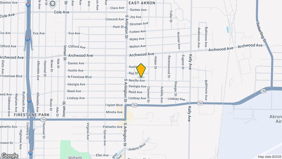 1055 Neville Ave Map and Location Details