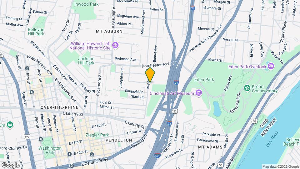 1824 Highland Ave Map and Location Details