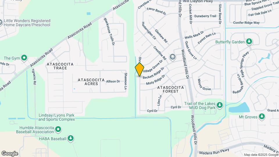 445 Shrub Oak Dr Mapa y Detalles de la Ubicación