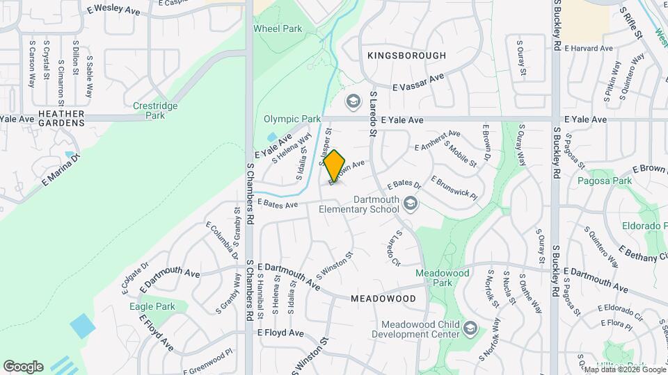 15726 E Brown Ave Mapa y Detalles de la Ubicación