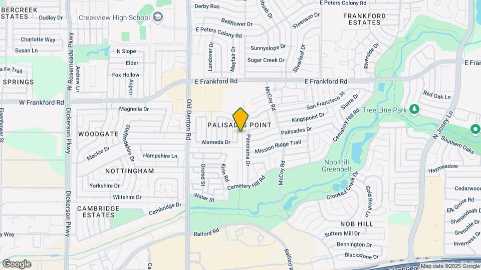 2910 Menlo Park Ln Map and Location Details