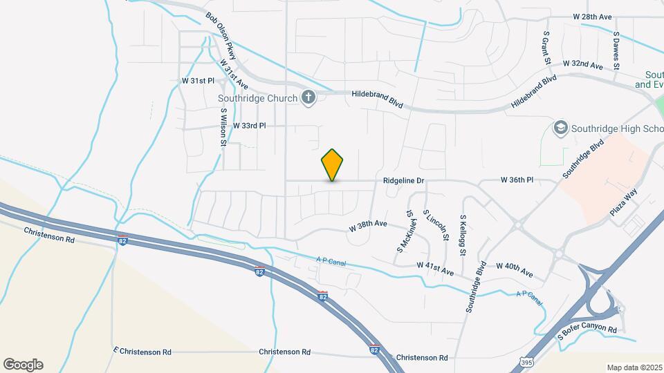 6532 W 36th Pl Map and Location Details