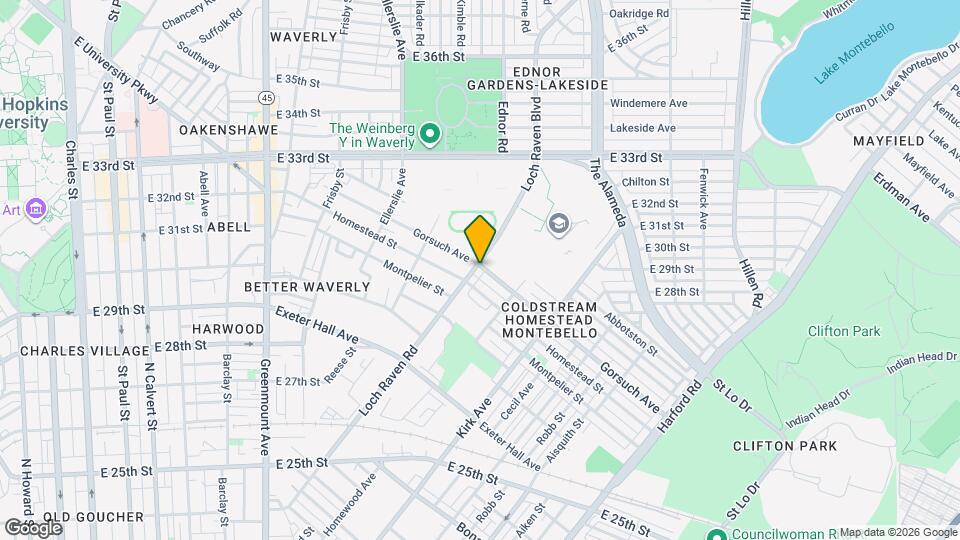 1305 Gorsuch Ave Mapa y Detalles de la Ubicación