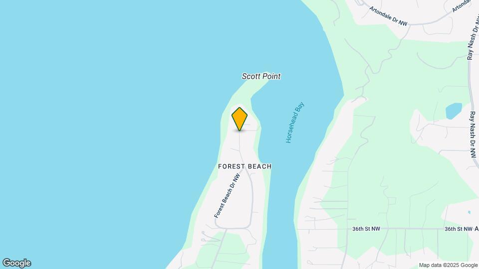 4208 Forest Beach Dr NW Map and Location Details