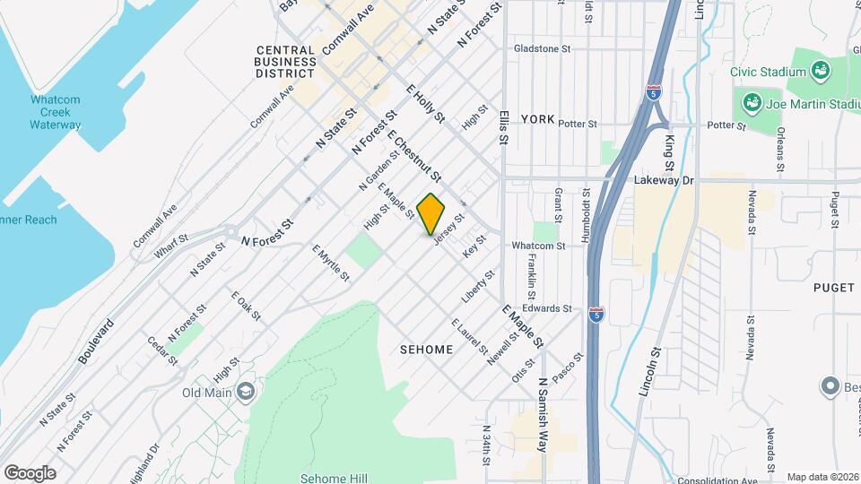 718 E Maple St Map and Location Details