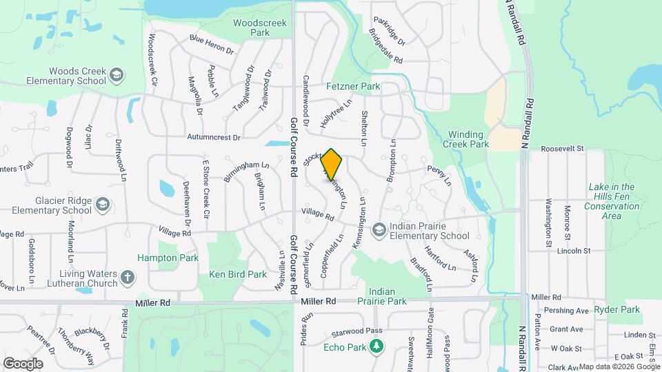 1652 Warrington Ln Map and Location Details