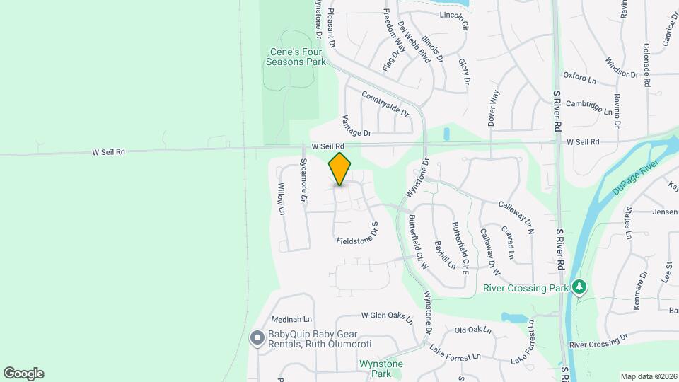 1713 Fieldstone Dr N Map and Location Details
