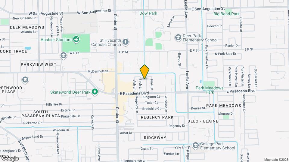 3428 Hickory Ln Map and Location Details