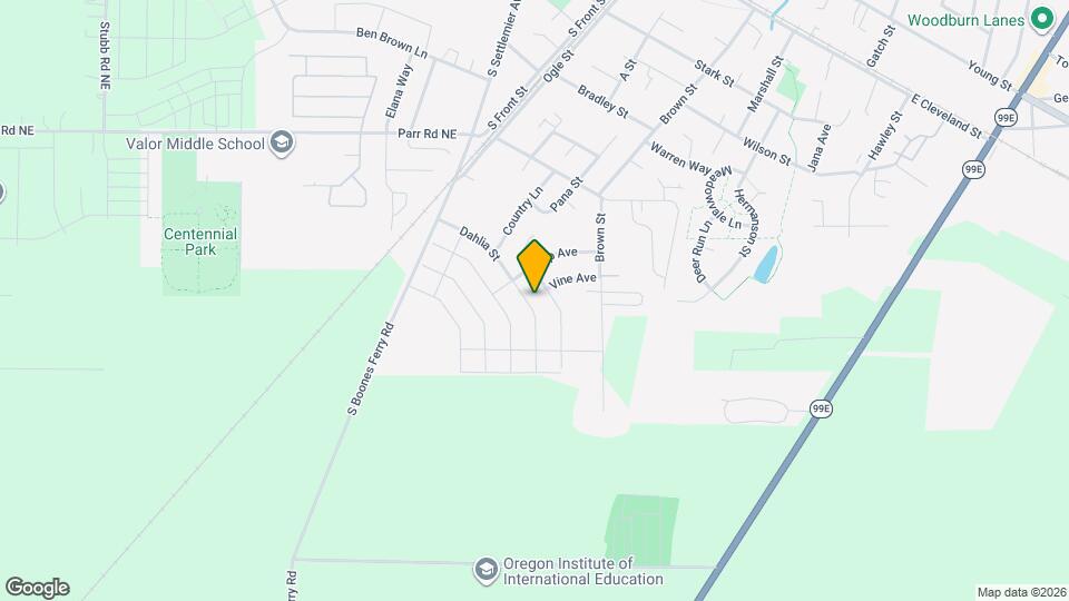 1400 Dahlia St Map and Location Details