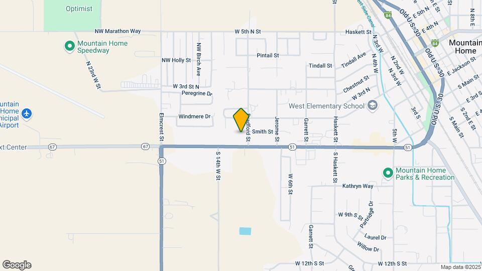 Cottonwood RV Park & Campground Map and Location Details