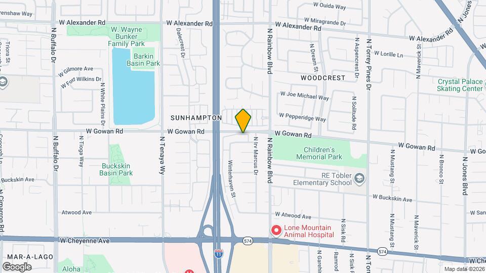 6812 W Elm Creek Dr, Unit 102 Mapa y Detalles de la Ubicación