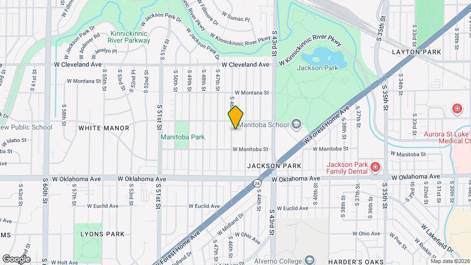 2934 S 46th St Map and Location Details