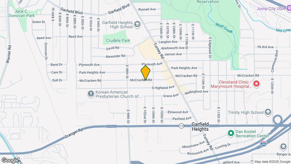 10204 McCracken Rd Map and Location Details
