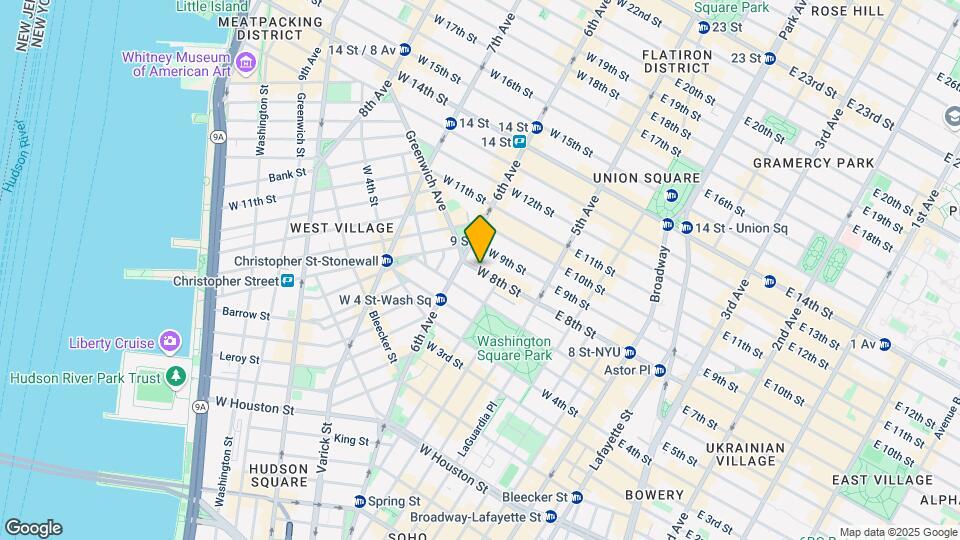 210 W 89th St Mapa y Detalles de la Ubicación
