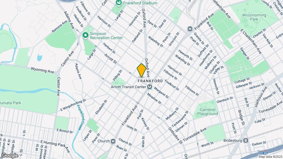 1511 Arrott St Map and Location Details