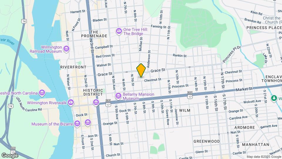 721 Chestnut St Mapa y Detalles de la Ubicación