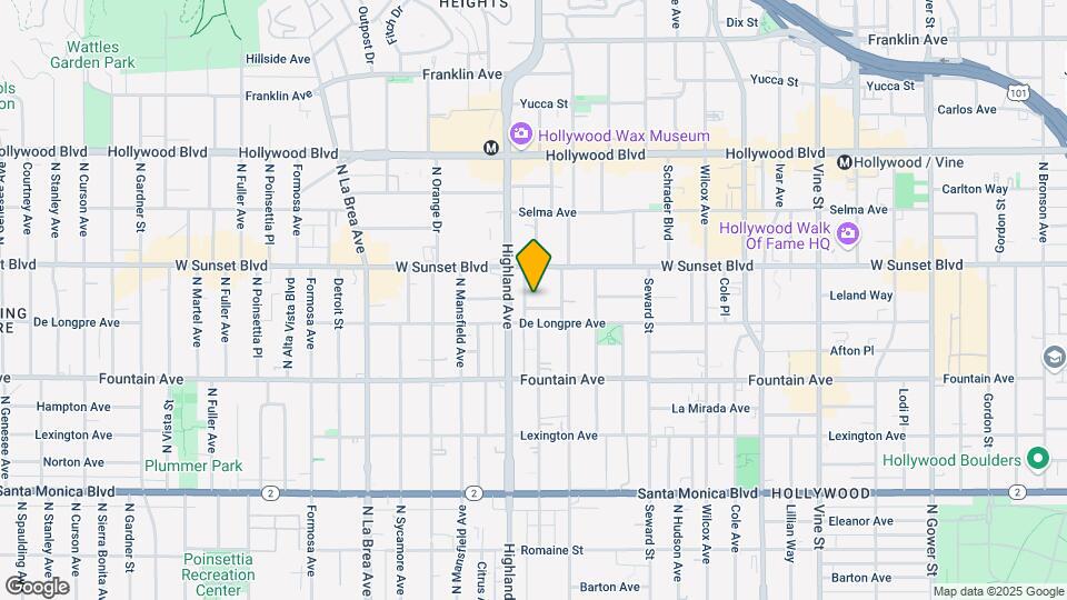 6731 Leland Way Map and Location Details