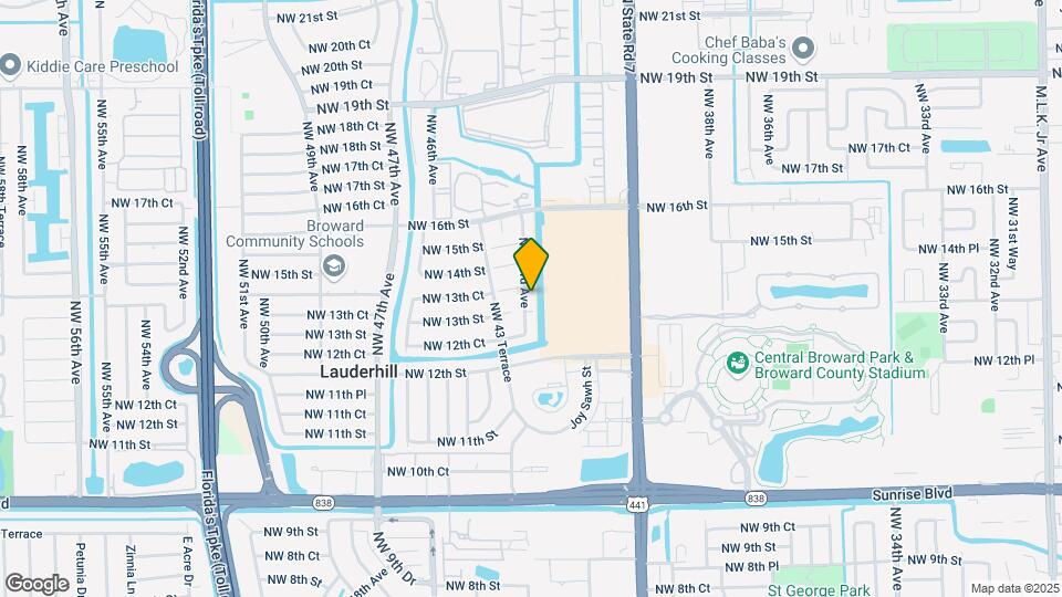 1310 NW 43rd Ave Map and Location Details