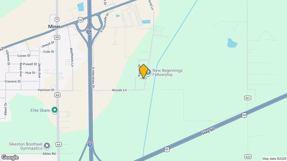 825 David Ln Map and Location Details