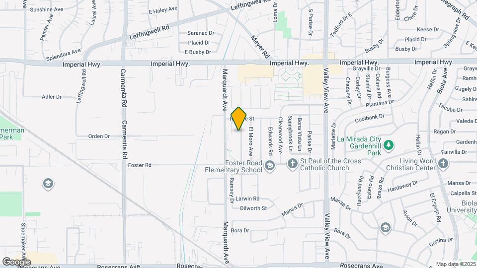 13103 Duffield Ave Map and Location Details