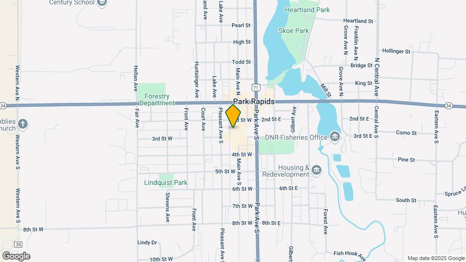 215 1/2 Main Ave S Mapa y Detalles de la Ubicación