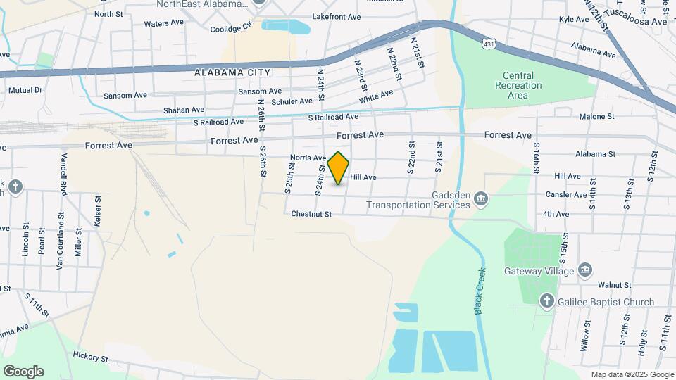 2321 Cansler Ave Map and Location Details