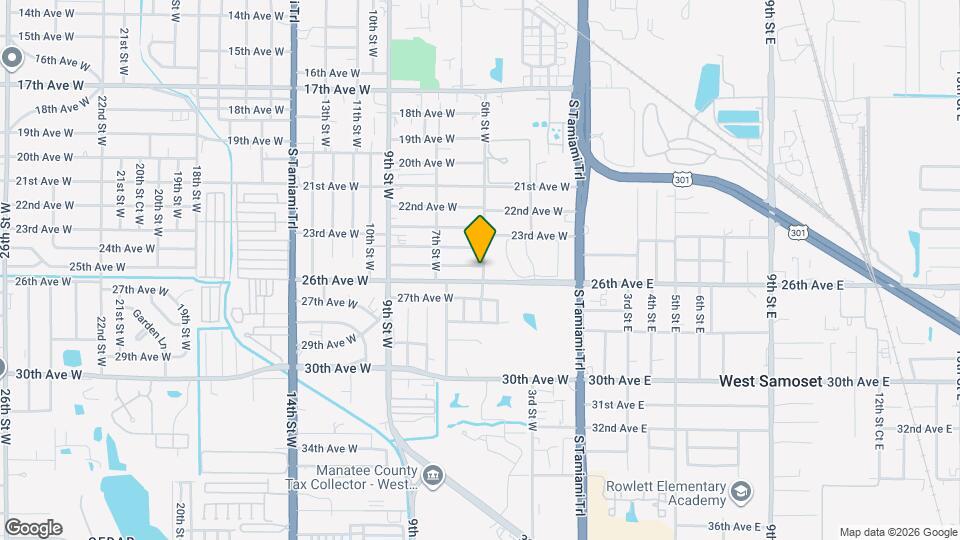 501 25th Ave W Map and Location Details