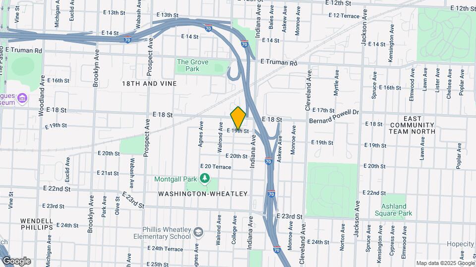 3305 E 19th St Map and Location Details