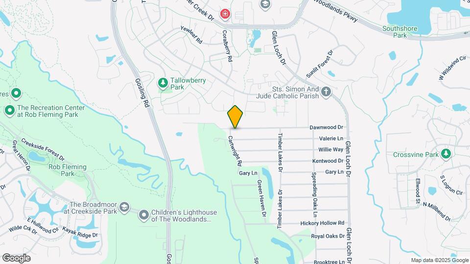 3631 Dawnwood Dr Map and Location Details